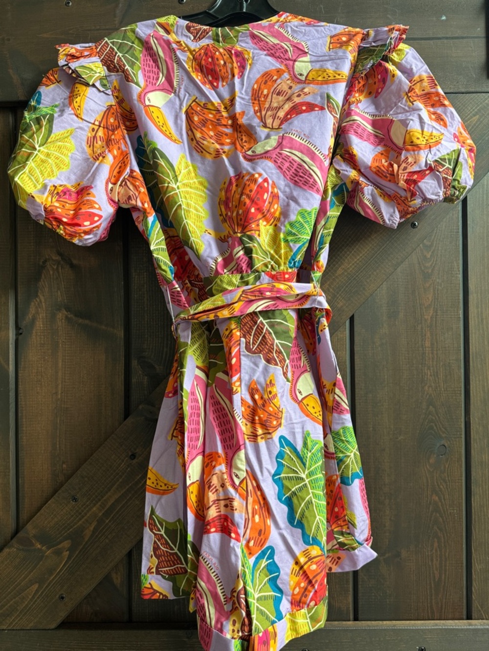Farm Rio Lilac Beaks and Bananas Romper - Picture 4 of 4